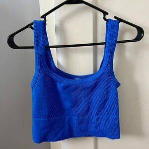 Royal Blue Crop Top